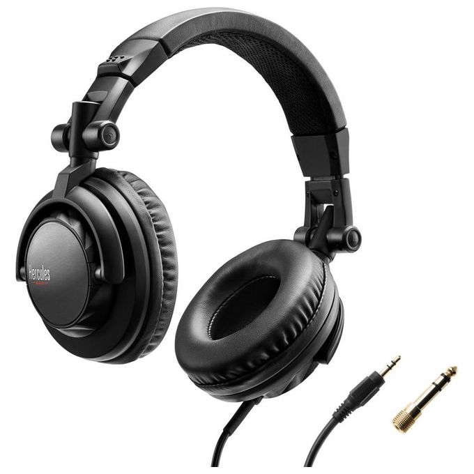 Hercules HDP DJ45 Cuffie Cablato a Padiglione MUSICA Nero