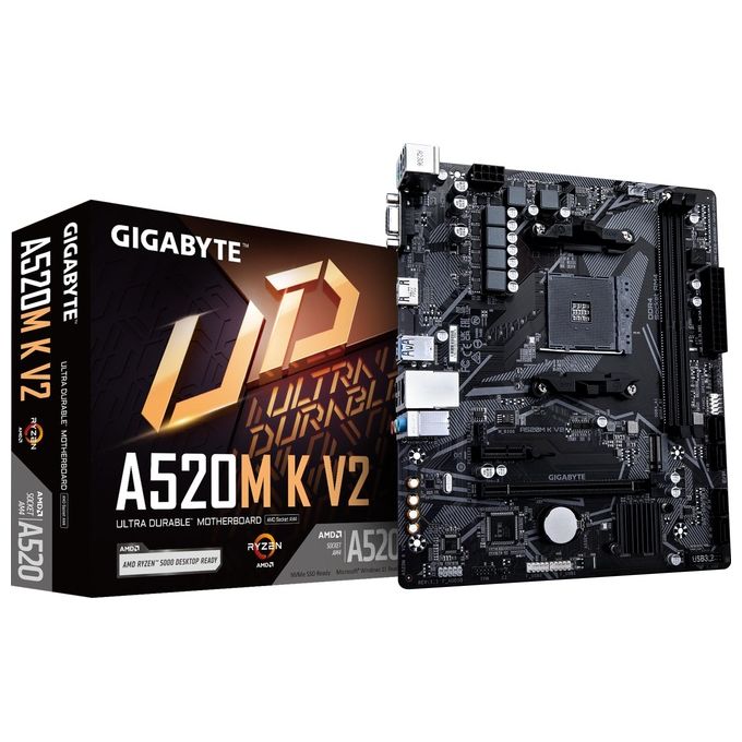 Gigabyte A520M K V2 Scheda Madre AMD A520 Socket AM4 micro ATX