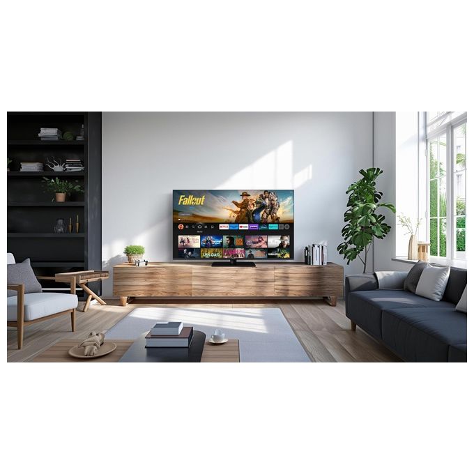 [ComeNuovo] Panasonic TV-50W80AEZ Smart TV 50 Pollici 4K Ultra HD Display QLED Sistema Fire TV HDR10 Wi-Fi Classe E colore Nero