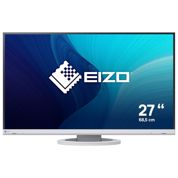 EIZO Monitor 27'' LED IPS FlexScan EV2760-WT 2560x1440 Quad HD Tempo di Risposta 5 ms