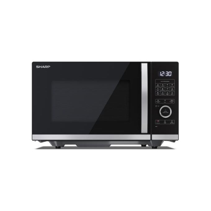 Sharp QG254AEB Forno a Microonde con Griglia 900W 10 Livelli di Potenza Nero