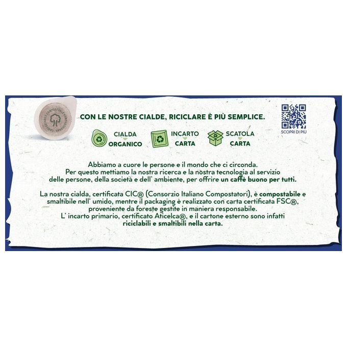 Borbone Cialda 44 Miscela Decisa 50 Pezzi
