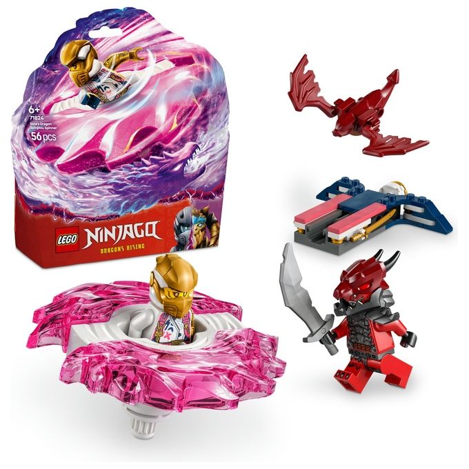 LEGO Spinner del Drago Spinjitzu di Sora 71824 Ninjago Giocattolo Avventura Creativa