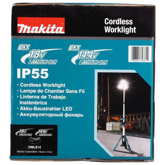Makita DEADML814 Cordless LED Spotlight 14.4V-18V Complete