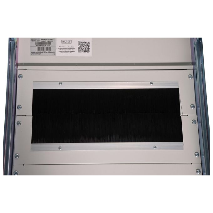 Digitus armadio 42 unita' linea professionale mm. (a)2020 x (ll)800  x (p) 1000 colore grigio chiaro ral7035