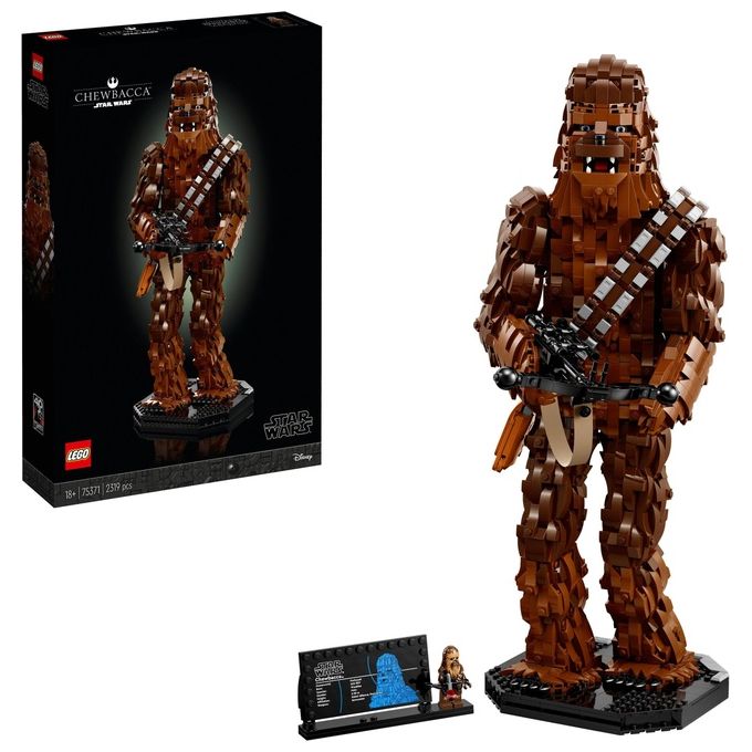 LEGO Star Wars 75371 Chewbacca, Kit Modellismo per Adulti da Collezione 40° Anniversario Il Ritorno dello Jedi, Idea Regalo