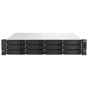 Qnap TS-H1887XU-RP NAS Armadio 2U Collegamento Ethernet LAN Nero-Bianco E-2336
