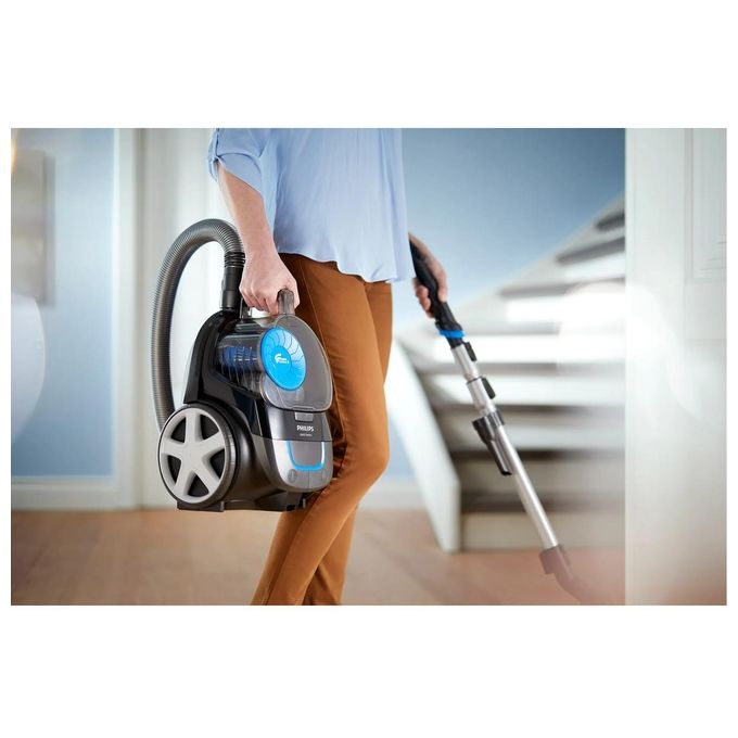 Philips FC9331-09 PowerPro Compact Aspirapolvere a Traino Ciclonica senza Sacco Pulizia a Secco Capacita' 1,5 Litri 900 W Blu