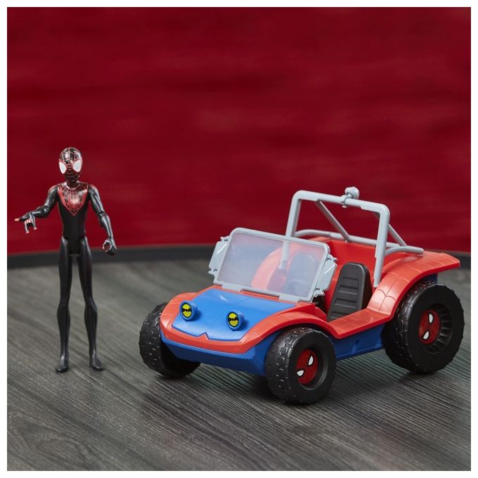 Hasbro Playset Spiderman Macchina Micke Morales e Spider Ham