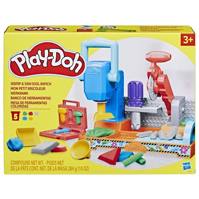Hasbro Pasta Modellabile Play Doh Banco Falegnameria