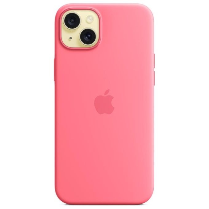 Apple Custodia MagSafe in Silicone per iPhone 15 Plus Rosa ​​​​​​​