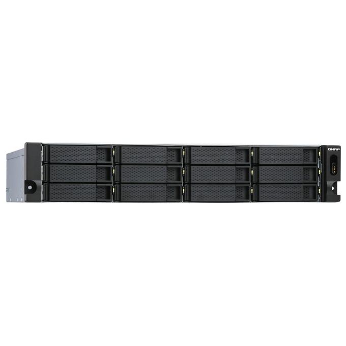 Qnap TL-R1200S-RP Contenitore di Unita' Di Archiviazione 2,5-3,5'' Enclosure Hdd-Ssd Nero-Grigio