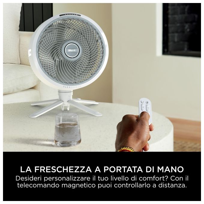 Shark FA220EU FlexBreeze Ventilatore ad Alta Velocita'