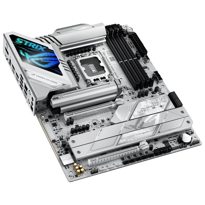 ASUS ROG Strix Z890-A Gaming WiFi Scheda Madre Intel ATX 16122 Fasi di Alimentazione Slot DDR5 PCIe 5.0 GPU di Nuova Generazione 5 Slot M.2 WiFi 7 AI Overclocking AI Networking II