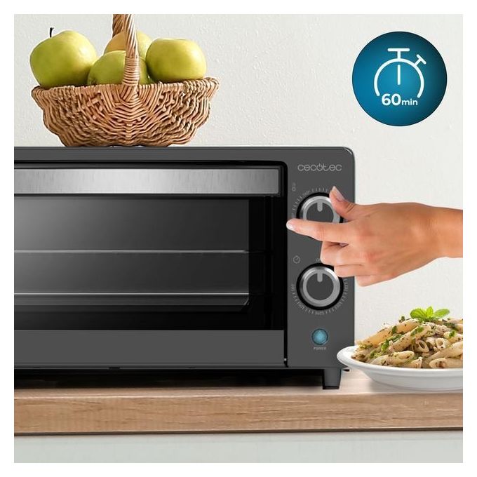 Cecotec BakeeToast 1090 Black Forno da Tavolo 10 Litri 1000W