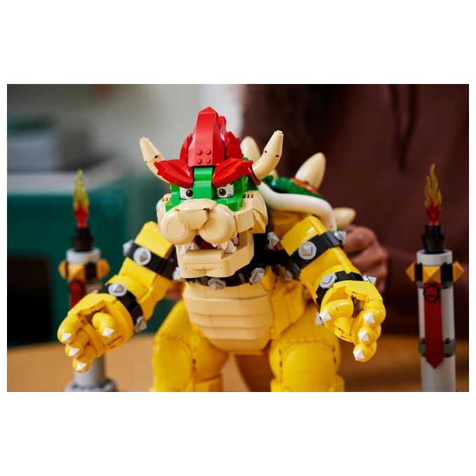 LEGO Super Mario 71411 Il Potente Bowser, Kit di Costruzioni per Adulti, Idee Regalo, Personaggio Snodabile 3D da Collezione