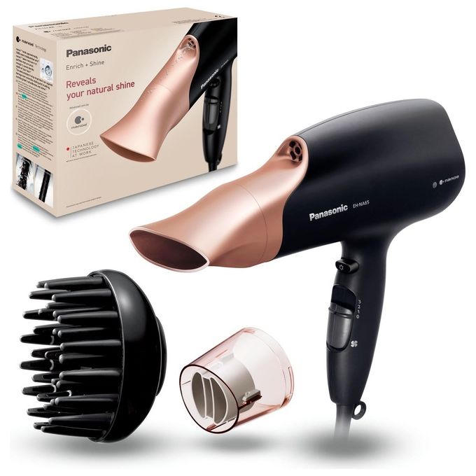 Panasonic Asciugacapelli Professionale 2000W Oro-Nero