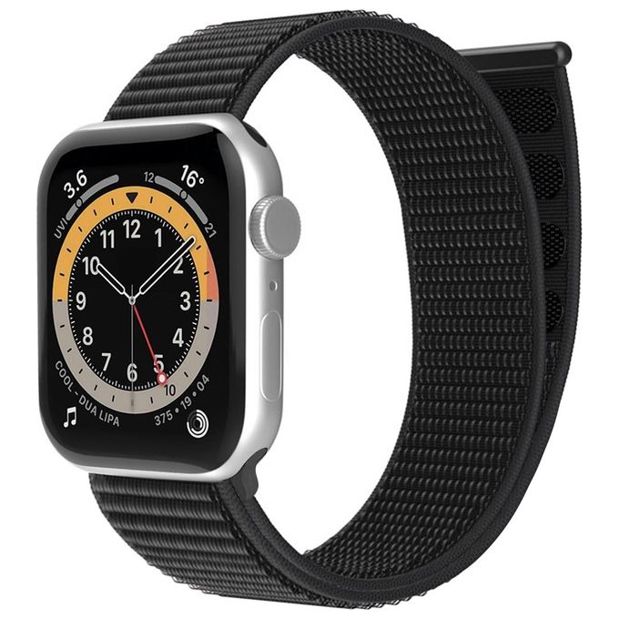 Celly WBand Cinturino per Apple Watch 42-44-45mm Strap Nero