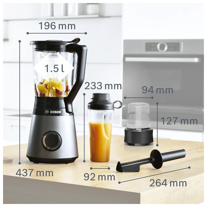 Bosch Serie 4 MMB6177S Frullatore VitaPower Serie 4 1200W Argento