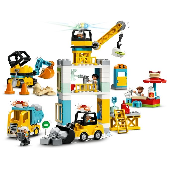 LEGO Duplo Town Cantiere Con Gru a Torre
