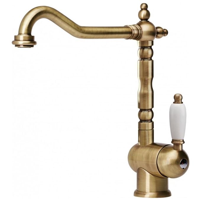 Franke Old England Miscelatore monocomando con bocca girevole 360 °Bronzato 115.0028.205