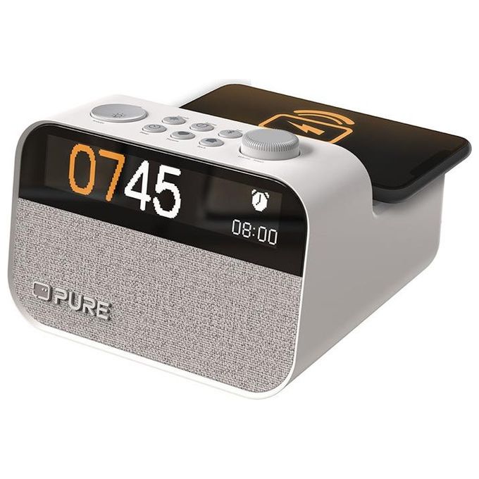 Pure Moment Charge Radiosveglia Cotton White