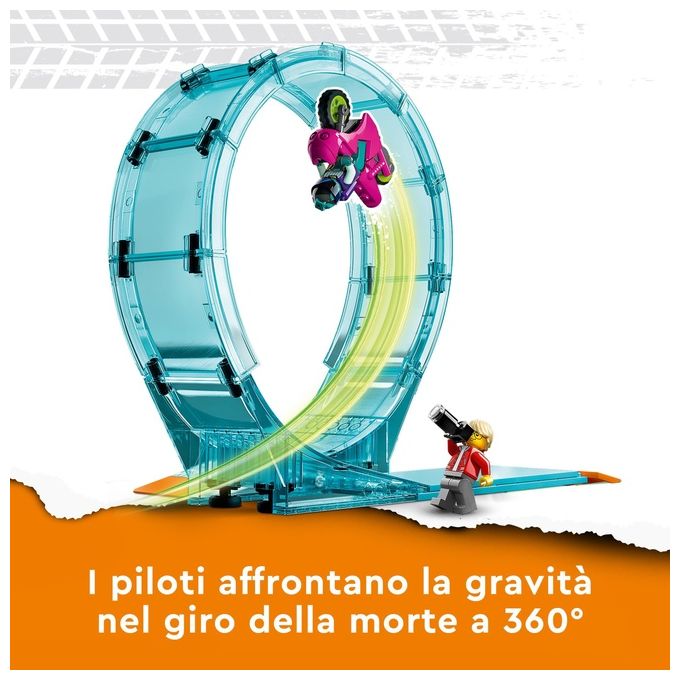 LEGO 60361 City Stuntz Set da Costruzione 385 pezzi per Bambini 7+ anni colore Multicolore