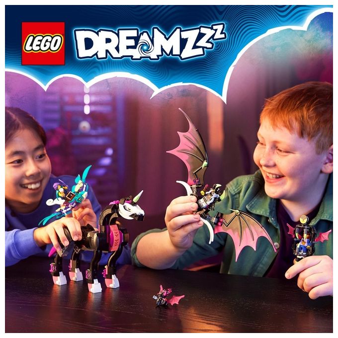 LEGO DREAMZzz 71457 Pegaso, il Cavallo Volante, Animale Giocattolo da Costruire in 2 Modi con Minifigure, Giochi per Bambini