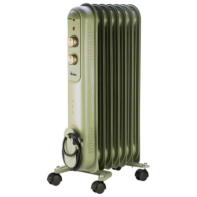 Ardes AR4R07VIN Radiatore a Olio 1500W 7 Elementi Curvy