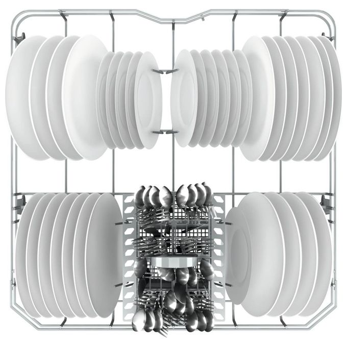 Hotpoint H2I HD526 AS - Lavastoviglie a scomparsa totale 14 coperti, Classe E, 9 Programmi, Cerniere Sliding, (82x59,8x55,5 cm), Bianco