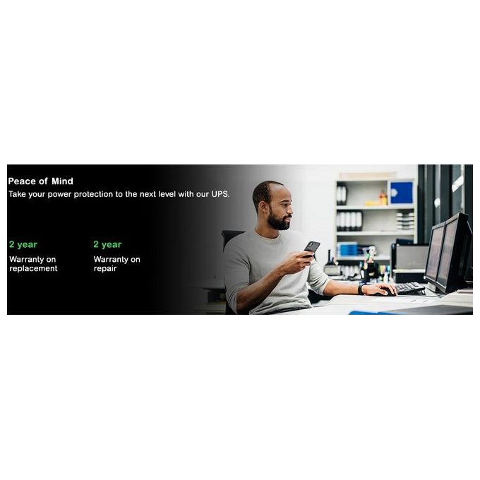 Apc Back Ups 1200 Va  Bx1200Mi, Batteria di Backup e Protezione dagli Sbalzi di Tensione, Gruppo di Continuita' con Avr, Protezione delle Linee Dati