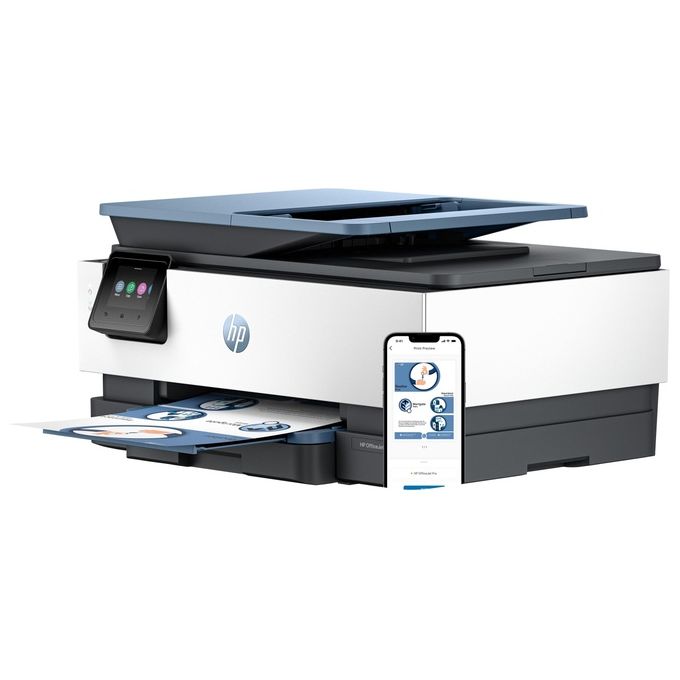 HP OfficeJet Pro 8135e 40Q47B, Stampante Multifunzione a Getto d'Inchiostro A4 a Colori, Fronte e Retro Automatico, 20 ppm, Wi-Fi, HP Smart, 3 Mesi di Inchiostro Instant Ink Inclusi con HP+, Grigia