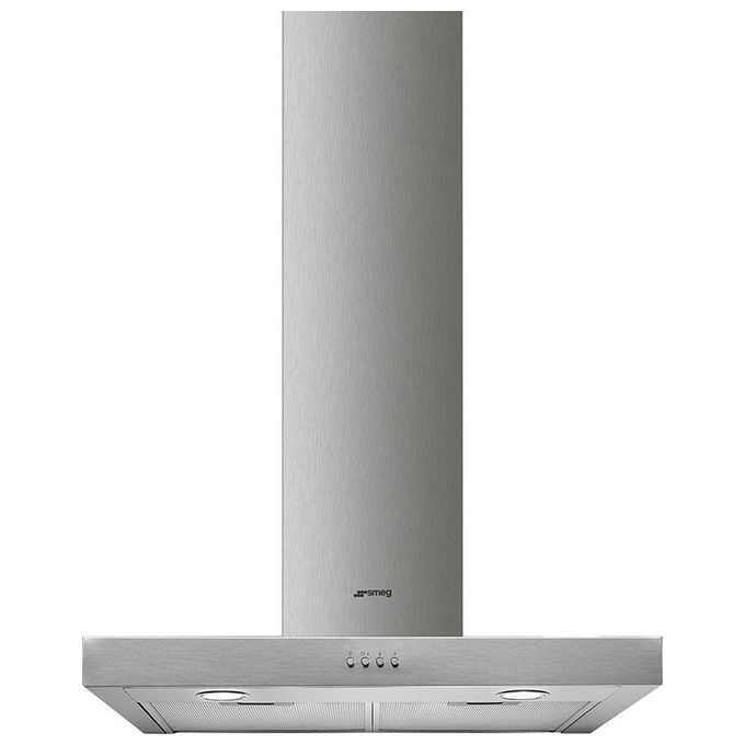 Smeg KATE600EX Cappa a Parete Aspirante Estetica Universale Classe energetica C 3 Velocita' Illuminazione LED 60 cm Acciaio Inox
