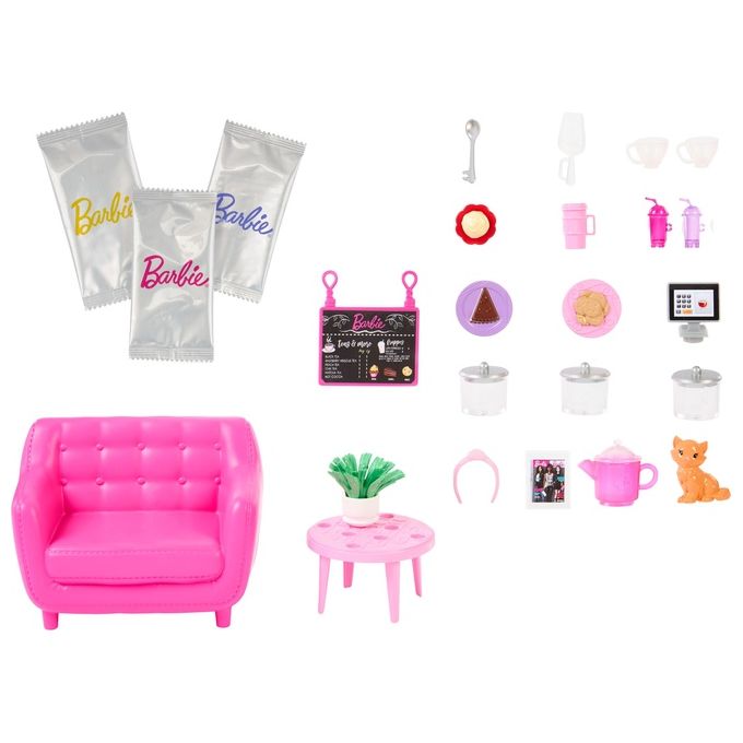 Mattel Set Bambola Barbie Caffetteria Dolci Momenti