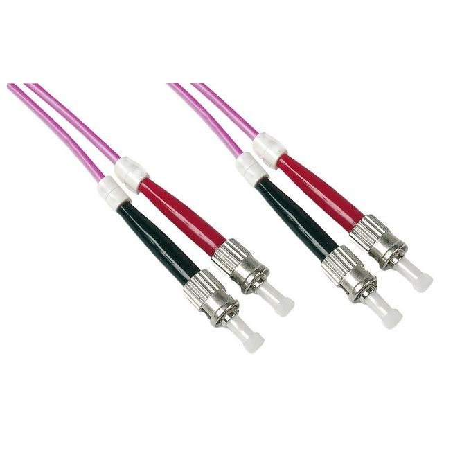 Link cavo fibra ottica st a st multimode duplex om4 50-125 mt.3