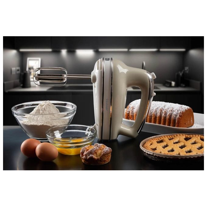 Ariete 1548 Sbattitore Vintage 450W 5 velocita' Funzione turbo 2 fruste Beige
