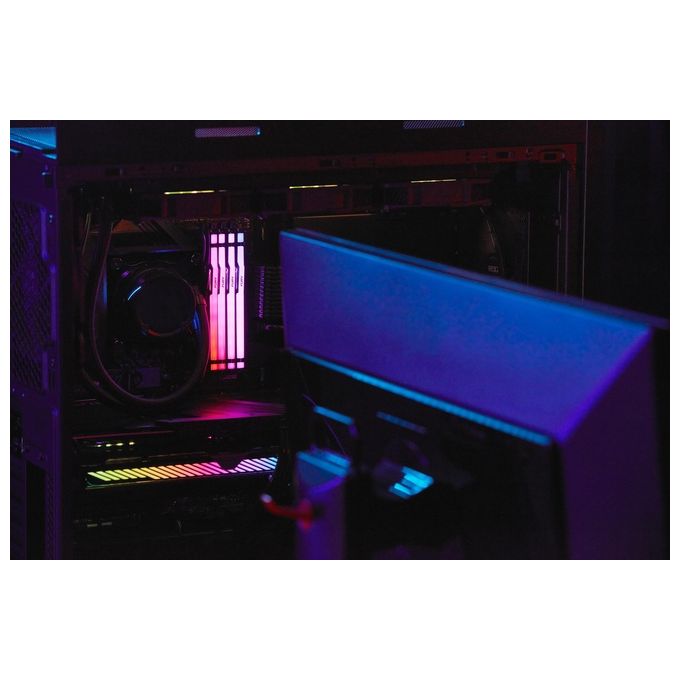 Kingston FURY Beast DDR5 RGB 32Gb 2x16Gb 5600MT-s DDR5 CL36 DIMM Memoria Gaming per Computer Fissi Kit da 2