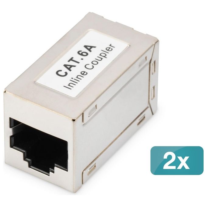 Digitus Accoppiamento Modulare Cat 6a Schermato 2 Pezzi