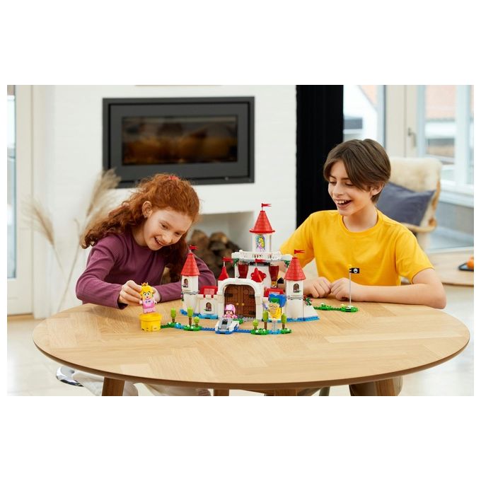 LEGO 71408 Super Mario Pack Espansione Castello di Peach 1216 pezzi 5 personaggi inclusi (48x37x9 5 cm) colore Nero