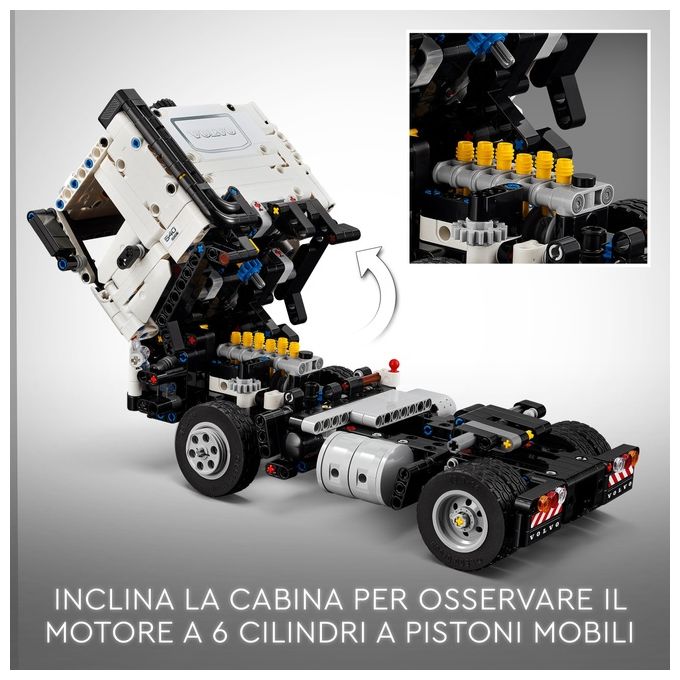 Lego Technic Autocarro Volvo FMX Ed Escavatore Elettrico EC230