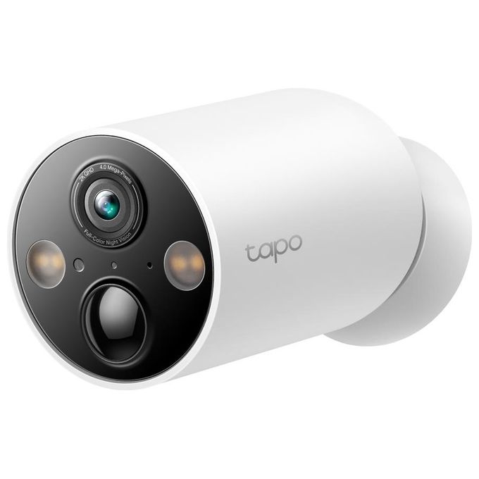 Tapo C425 Telecamera WiFi Esterno Senza Fili 2K 4MP con Base Magnetica Batteria 10000mAh Allarme con Rilevamento Movimento IP66 Audio Bidirezionale Visione Notturna a Colori Nessun Hub Richiesto