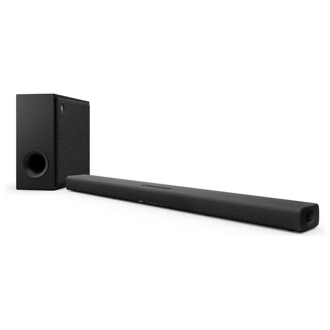 Yamaha Soundbar ASRX50ACGY True X 50A 2.1 con Subwoofer Wireless Carbon Grigio