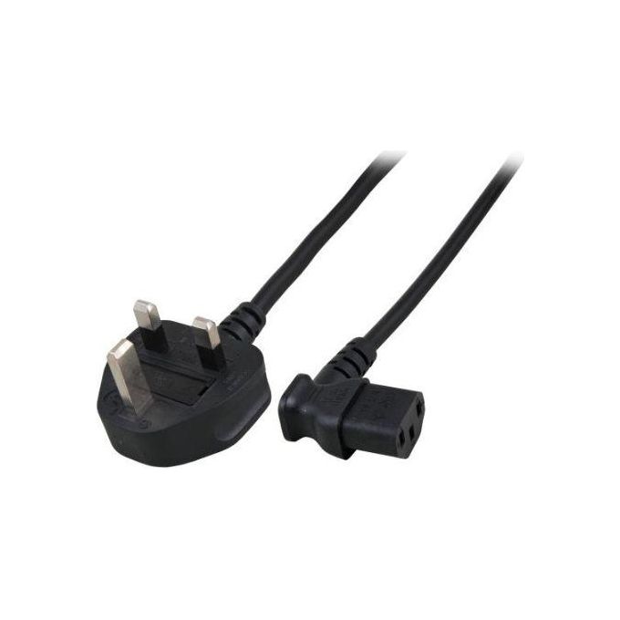 ITB BS-1363-C13 2mt Cavo di Alimentazione Nero BS 1363 Accoppiatore C13