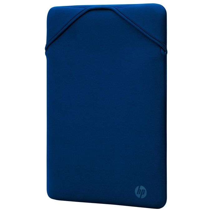 HP Protective Reversibile Sleeve per Notebook fino a 15.6'' Design Reversibile Nero-Blu