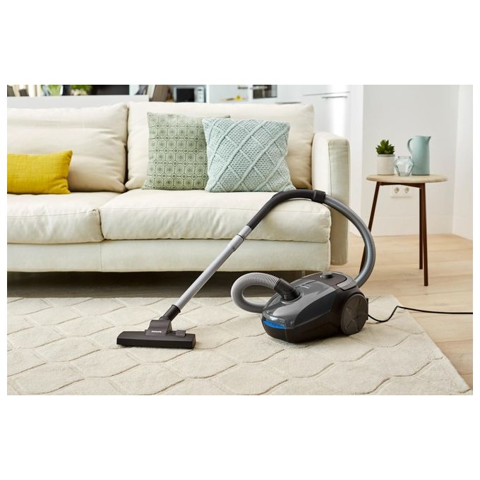 Philips FC8244-09 Serie 2000 Aspirapolvere a Traino con Sacco 3 L 750 W 77 dB colore Grigio