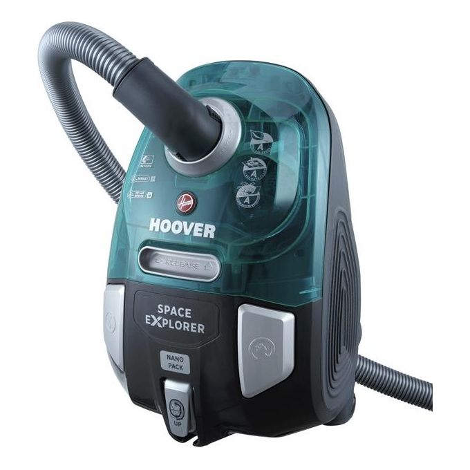 Hoover SL71_SL70 Aspirapolvere a Traino Potenza 700 W Capacita' 2 Litri Classe energetica A Grigio-Verde