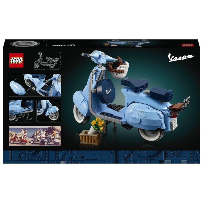 LEGO Icons 10298 Vespa 125, Set in Mattoncini, Modellismo Adulti, Replica Piaggio Anni 60, Idea Regalo, Hobby Creativo