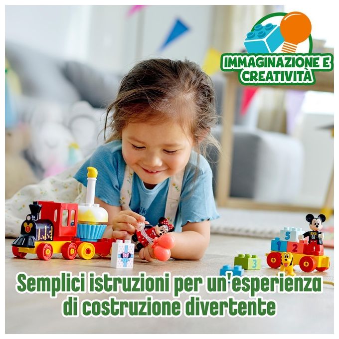 LEGO Duplo Disney Il Treno del Compleanno di Topolino e Minnie