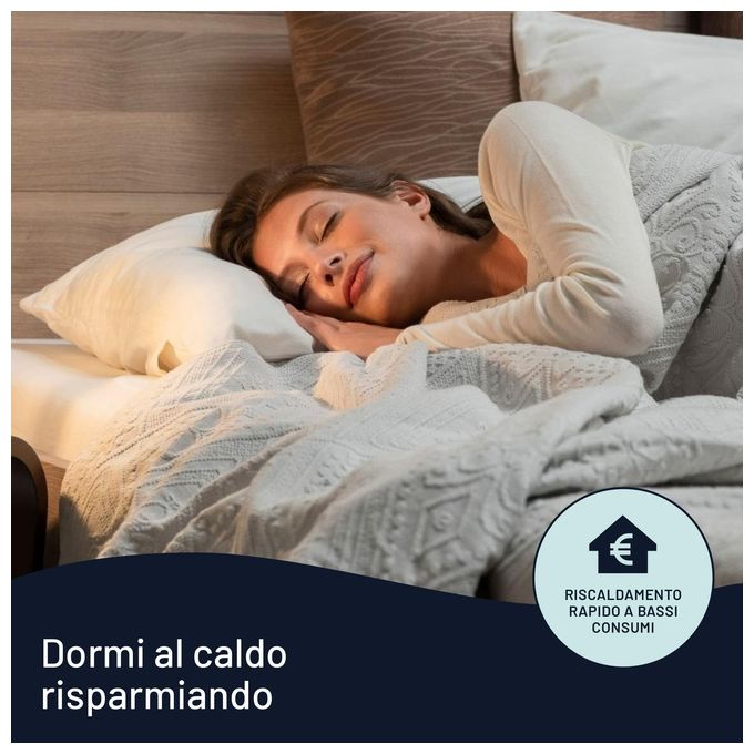 Imetec Scaldasonno Adapto M 6T 100% Lana e Merino 150x16cm
