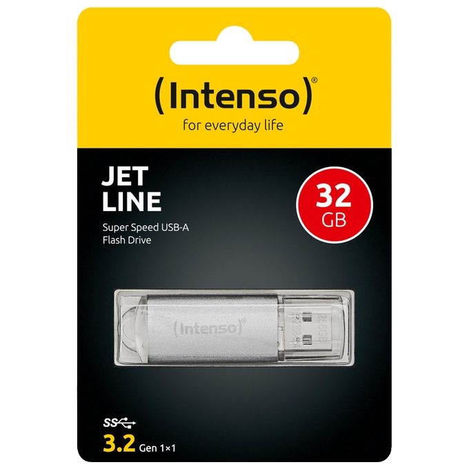 Intenso Memory Drive Flash Usb3.2 32Gb Usb Tipo A 3.2 Gen 1 Argento
